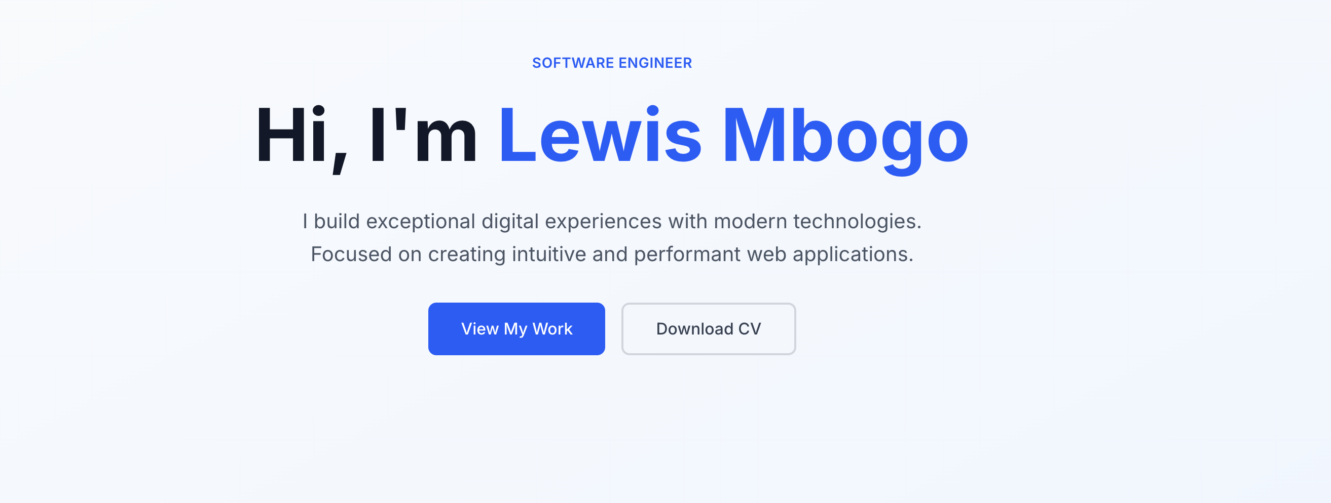 Portfolio Website